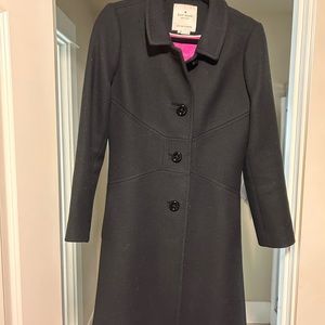 Kate Spade New York wool black coat